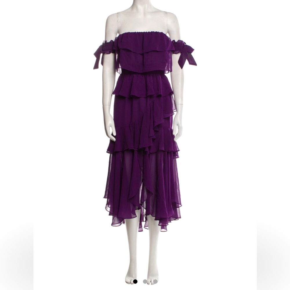 MISA Los Angeles 🍇 Sexy Burgundy Long dress, Size XS, Great condition